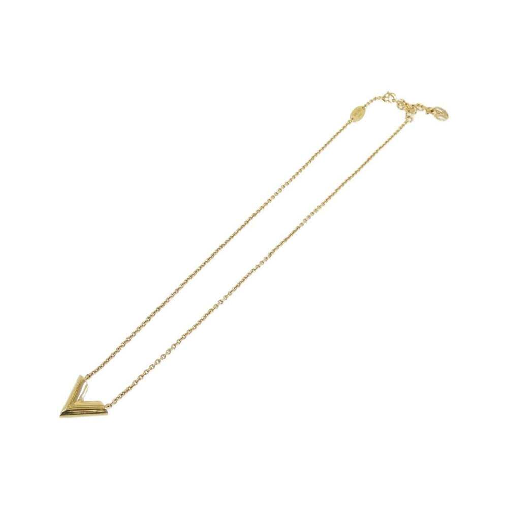 LOUIS VUITTON Gold Necklace - Picture 2 of 5